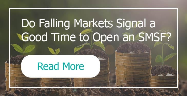 Do falling markets signal a good time to open an SMSF